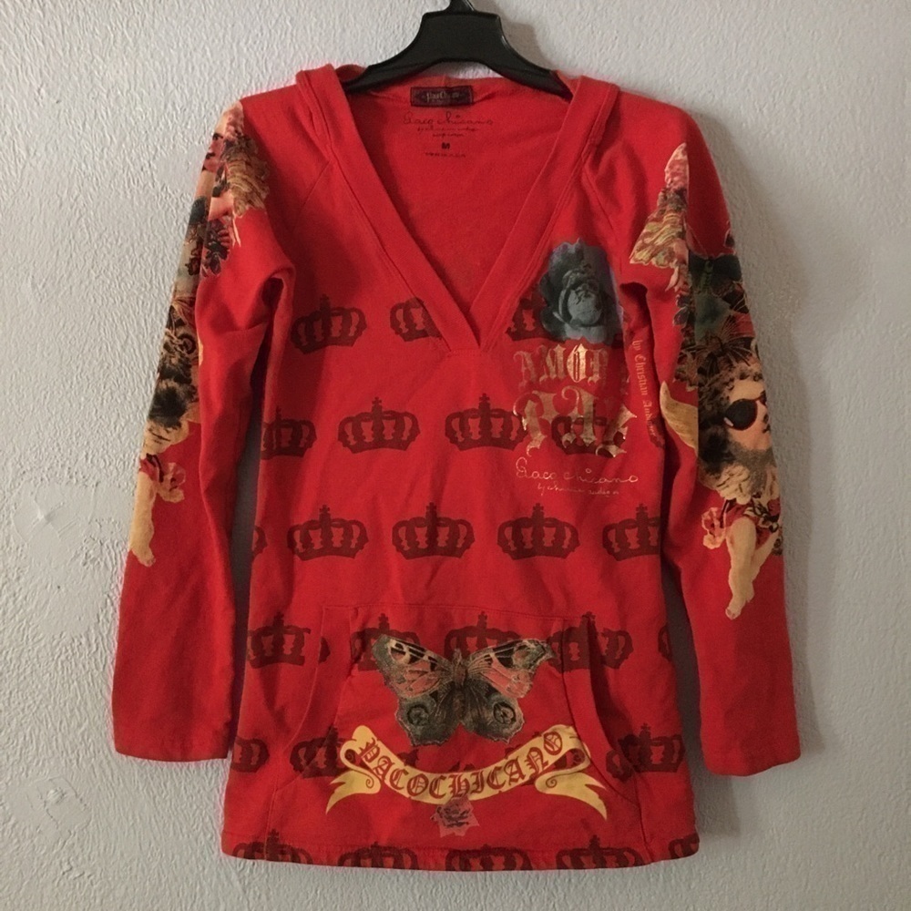 Christian Audigier Paco Chicano Hoodie Size M